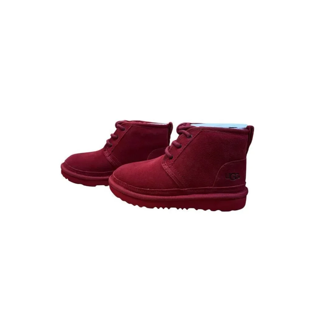 UGG Neumel Boots Kids Size 13 Red Suede